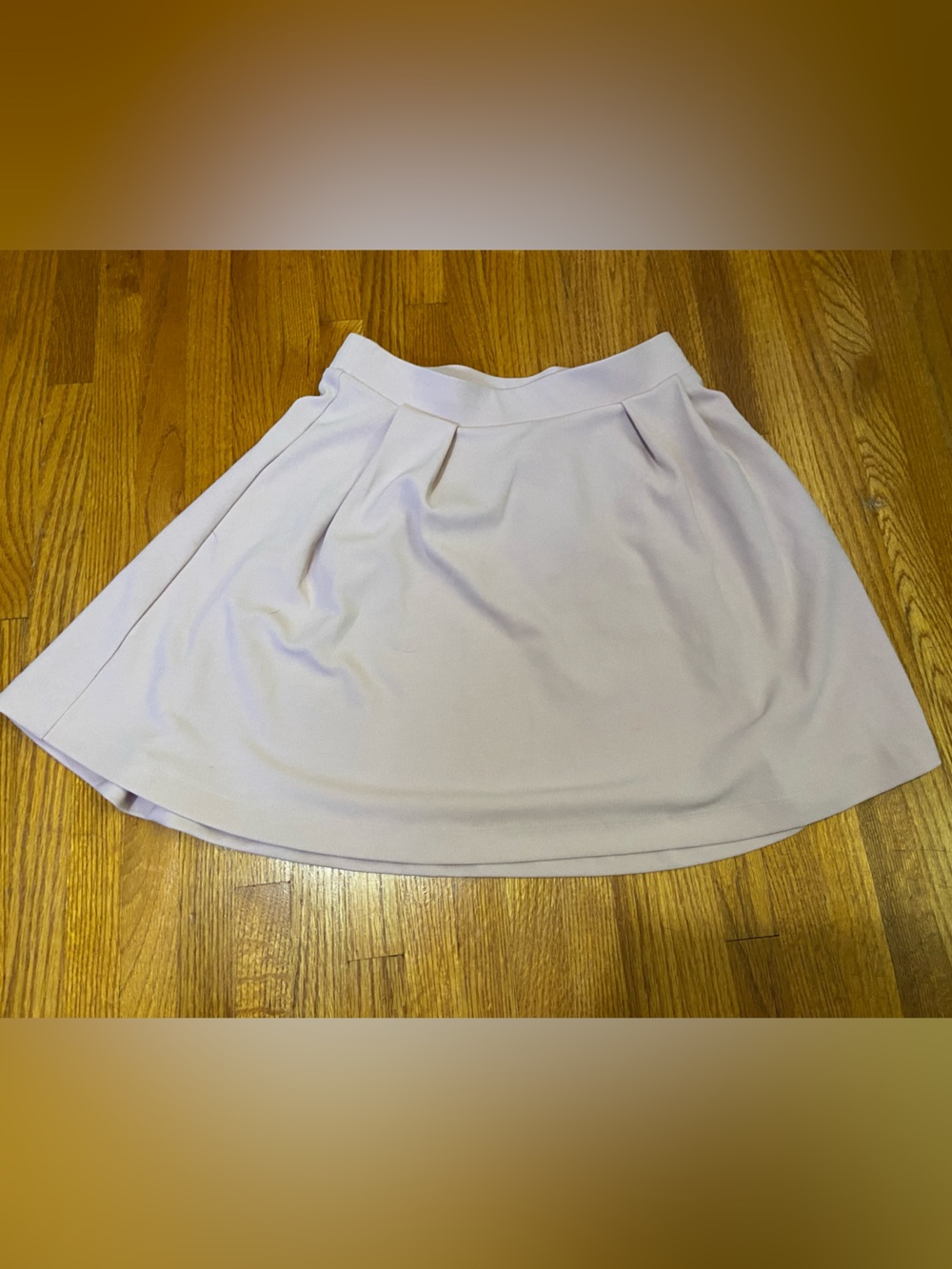 Express Blush Pink Circle Skater Skirt